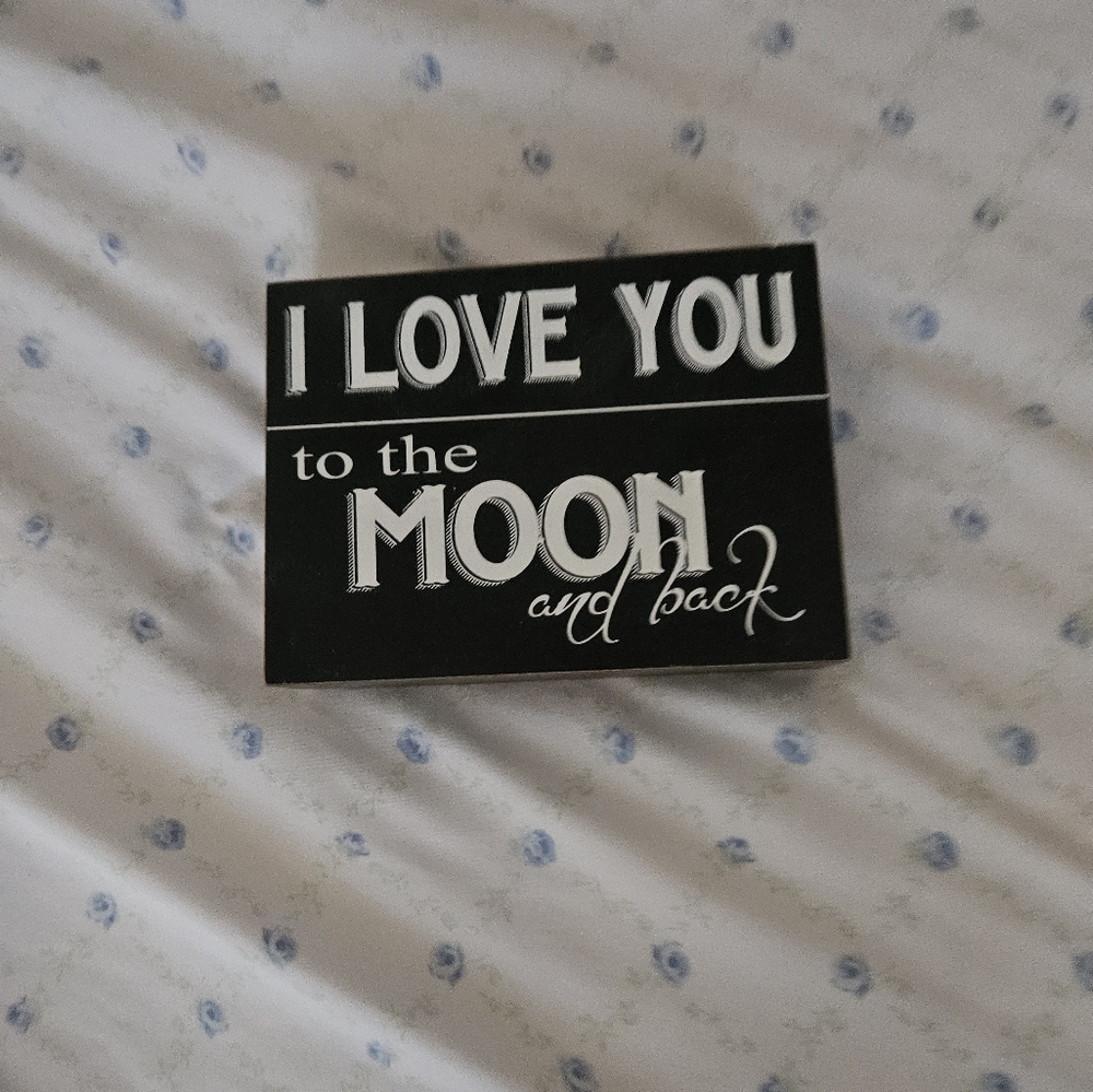 Black and White Decorative Sign